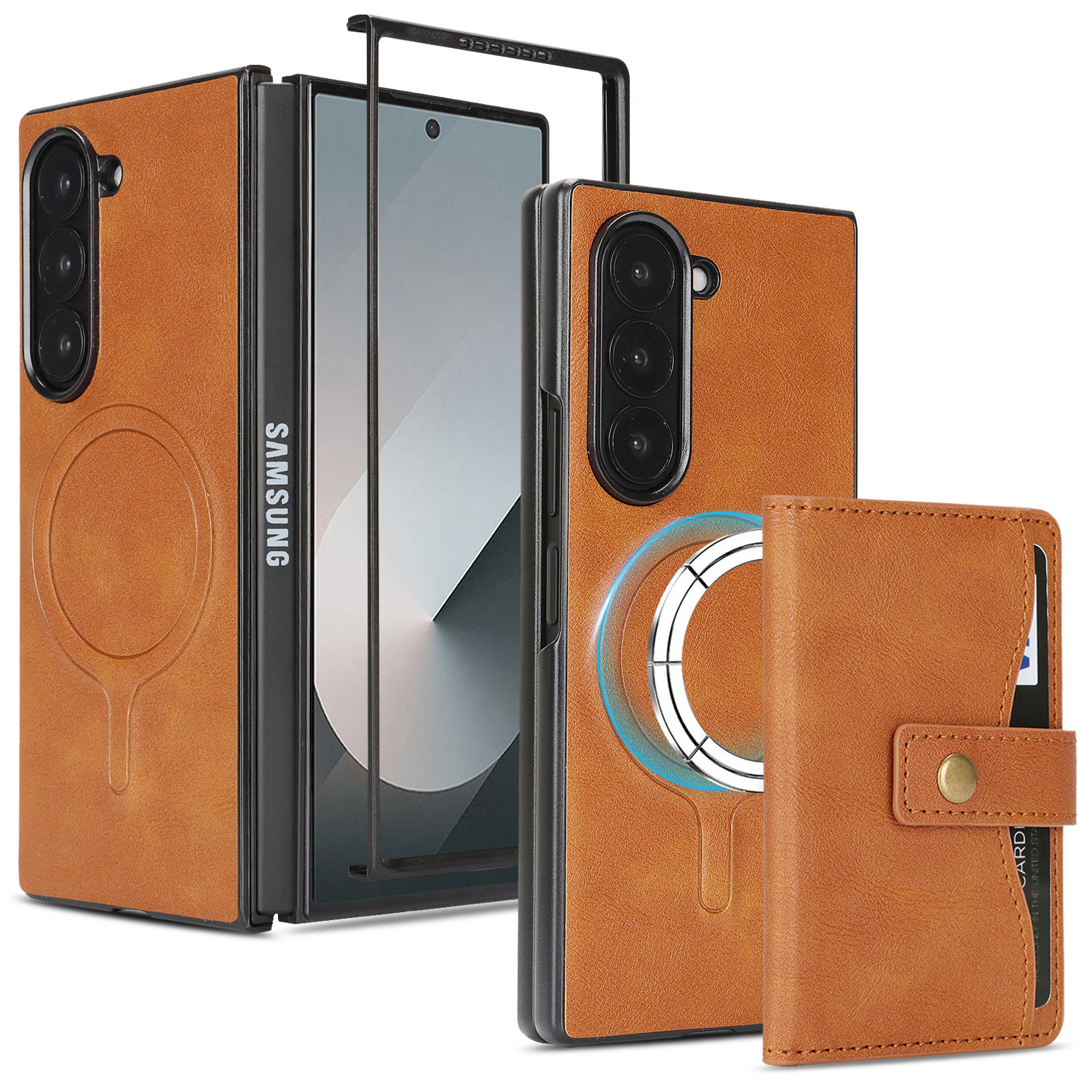 Money Clip Magnetic - Etui magnetyczne do bezprzewodowego ładowania Samsung
