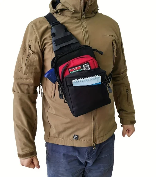 Edc Carry Fanny Pack - Taktyczna torba na ramię do ukrytego