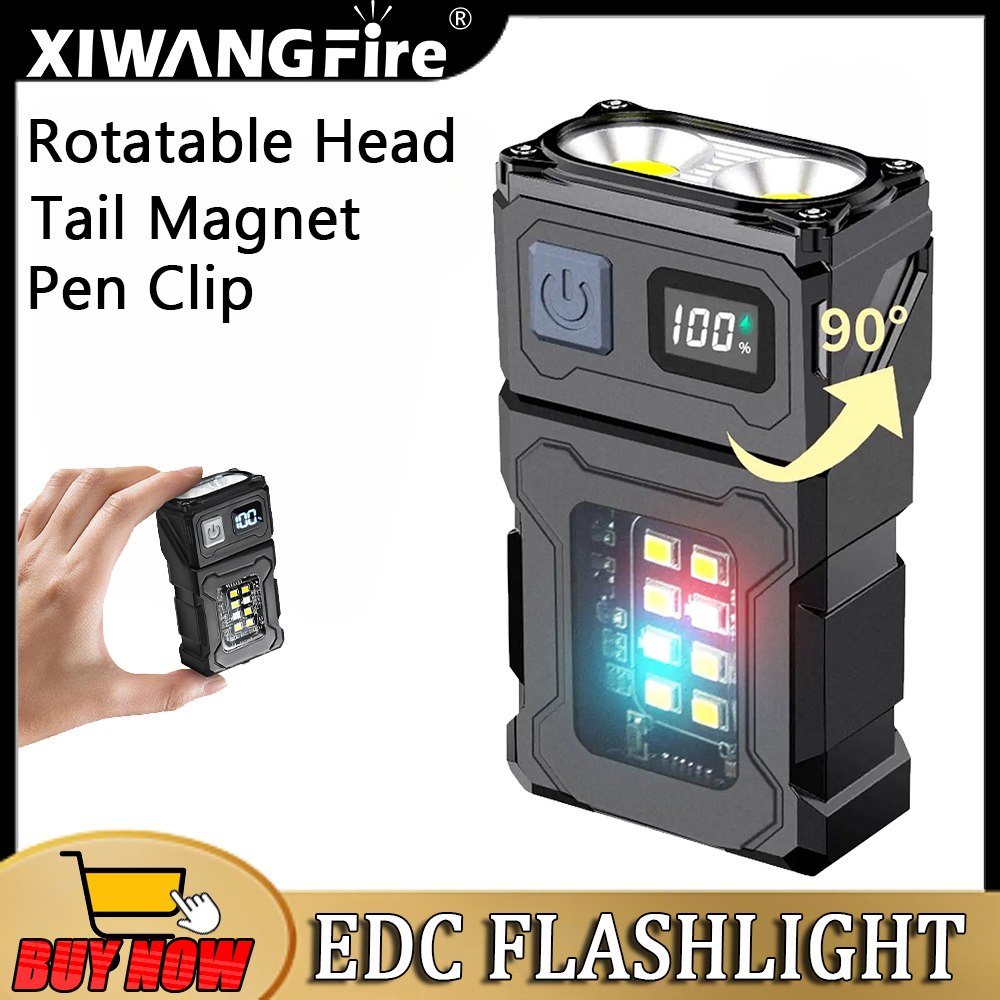 Keychain Flashlight - Mini latarki LED ręczne, ładowane przez