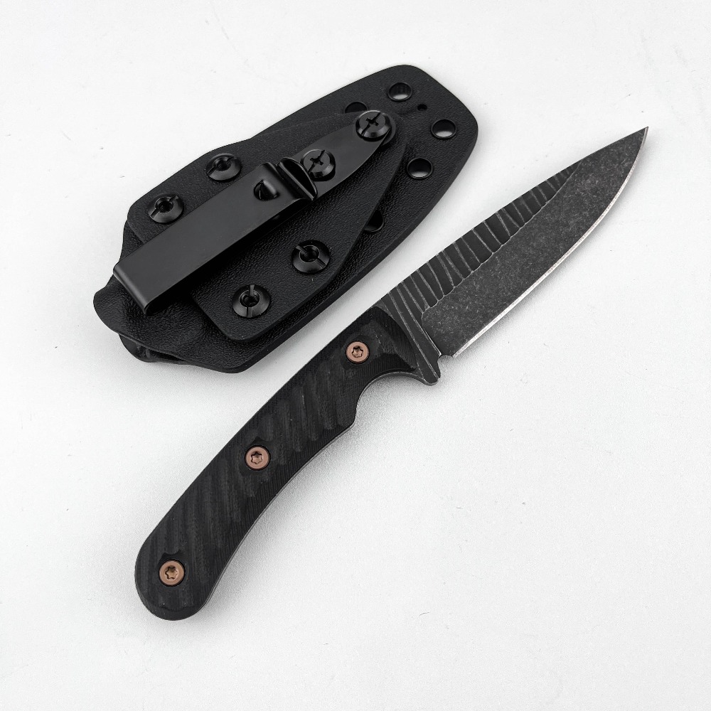 Edc Concealed Carry Knife - Nóż bushcraftowy full tang z ostrzem