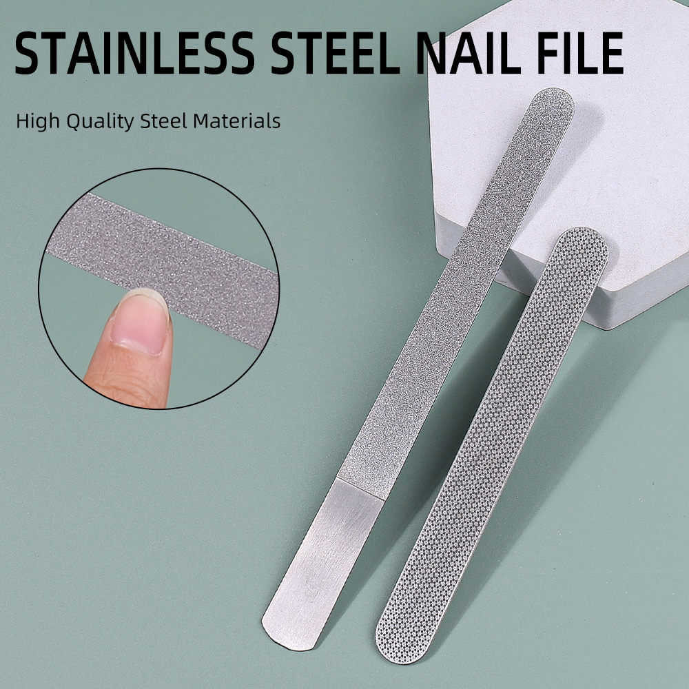 Nail File Titanium - Diamentowy pilnik do paznokci ze stali