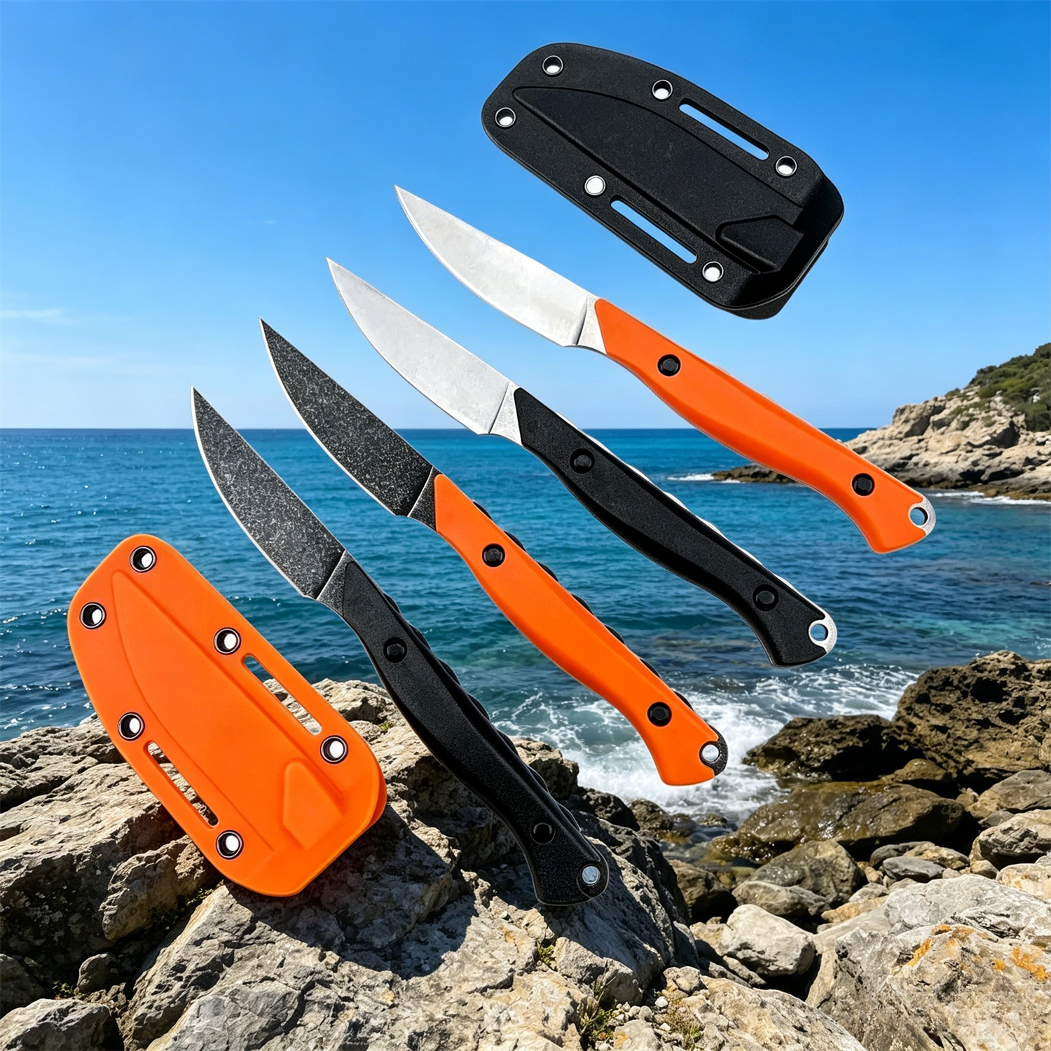 Edc Concealed Carry Knife - Nóż ze stałym ostrzem Model 15700