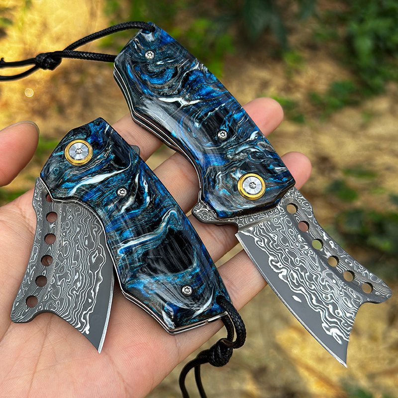 Edc Carry Pocket Knife - Ręcznie Robiony Nóż Kieszonkowy ze Stali