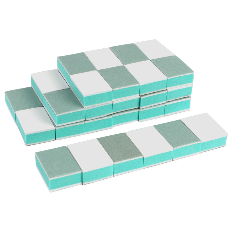 Nail File Titanium - 50/100 szt. Mini bloki do polerowania