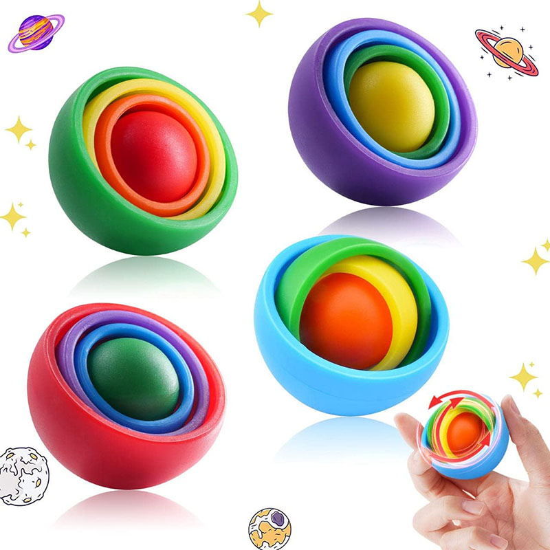 Fidget Spinner Bearing - 3D Rotation Ball Fidget Gyro Sensoryczne