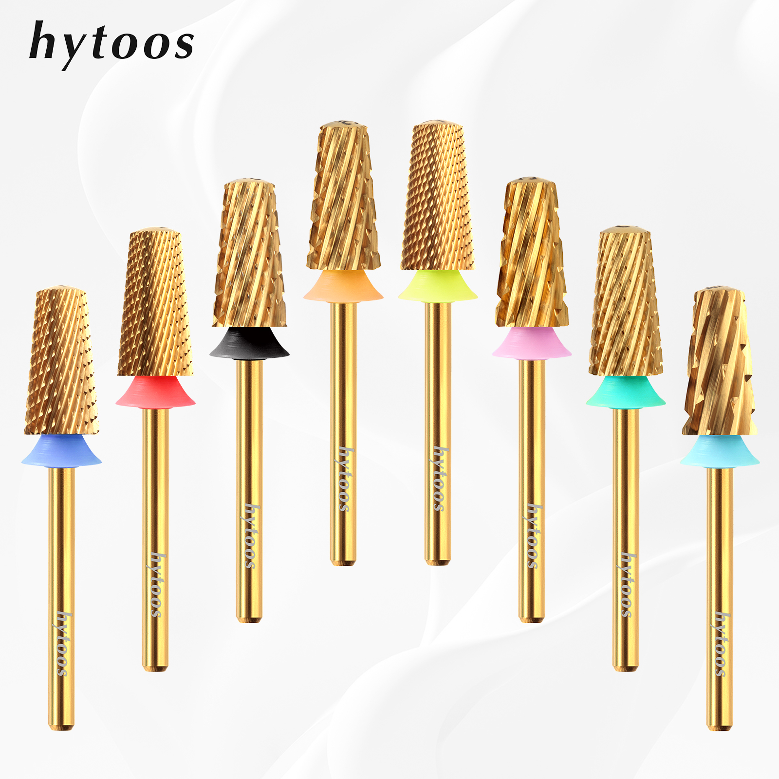 Nail File Titanium - HYTOOS Tytanowe Frezy do Paznokci Stożkowe