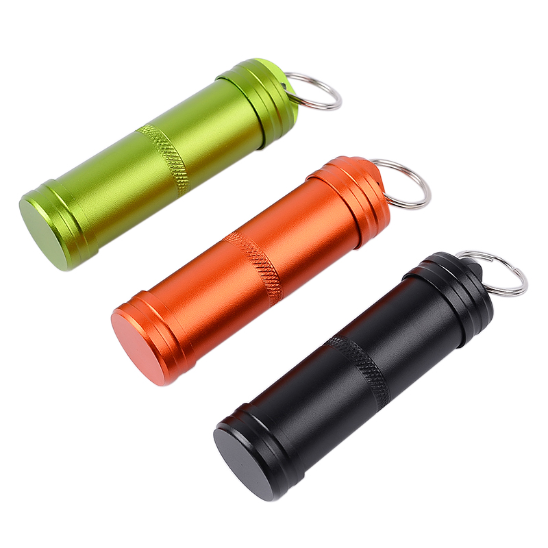 Pill Fob Capsule - Wodoodporny szczelny wodoszczelny pojemnik do przechowywania