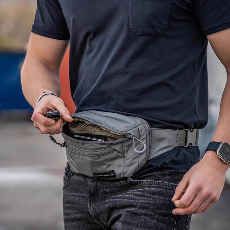 Edc Carry Fanny Pack - Męska torba biodrowa z regulowanym paskiem,