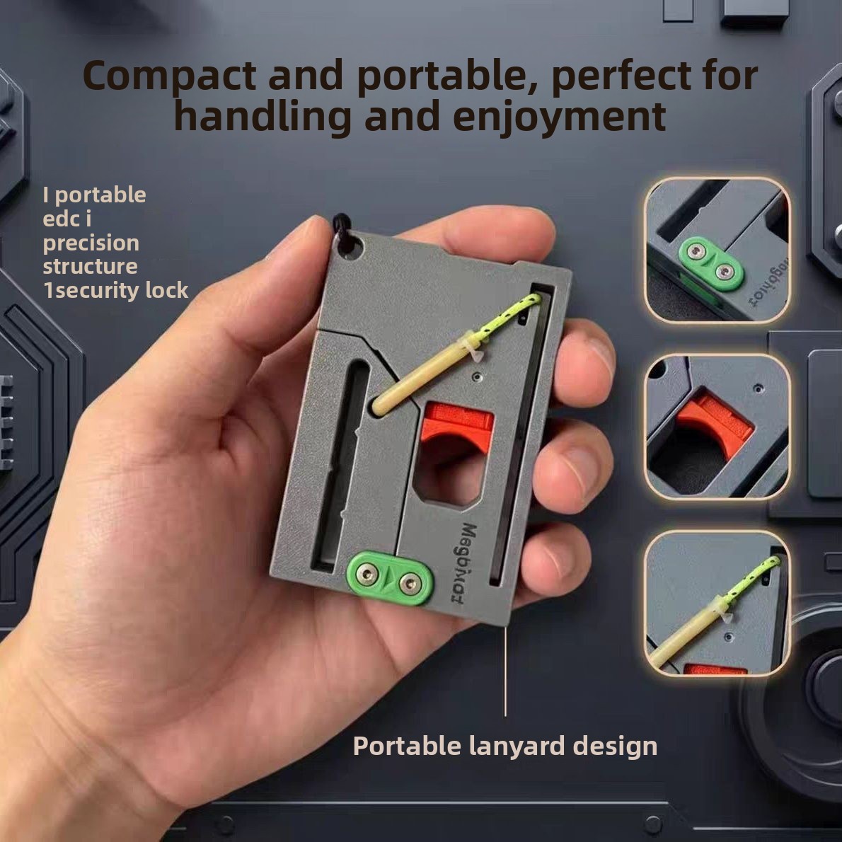 Edc Carry Pocket - Proca Karta MagaPivot Przenośna Składana EDC