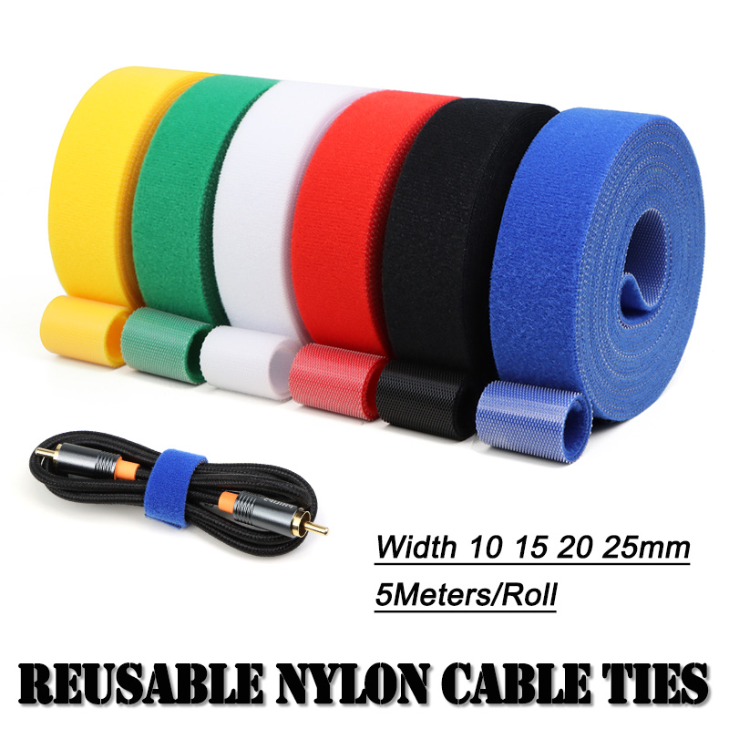 Gear Tie Reusable - 1 Rolka 5M Wielorazowa Taśma Samoprzylepna