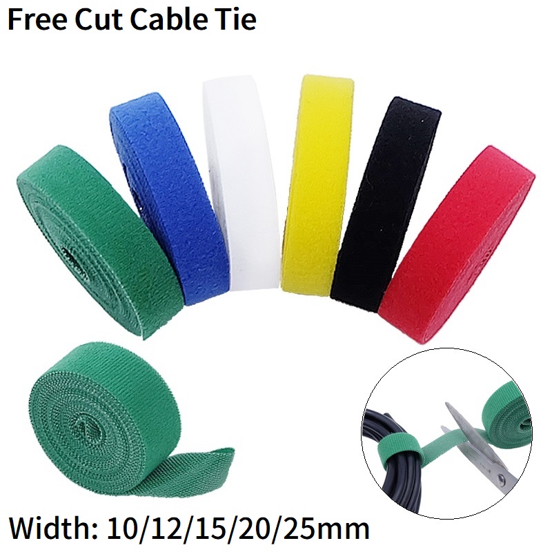 Gear Tie Reusable - 5M samoprzylepne zapięcie 10/12/15/20/25mm pętelka z