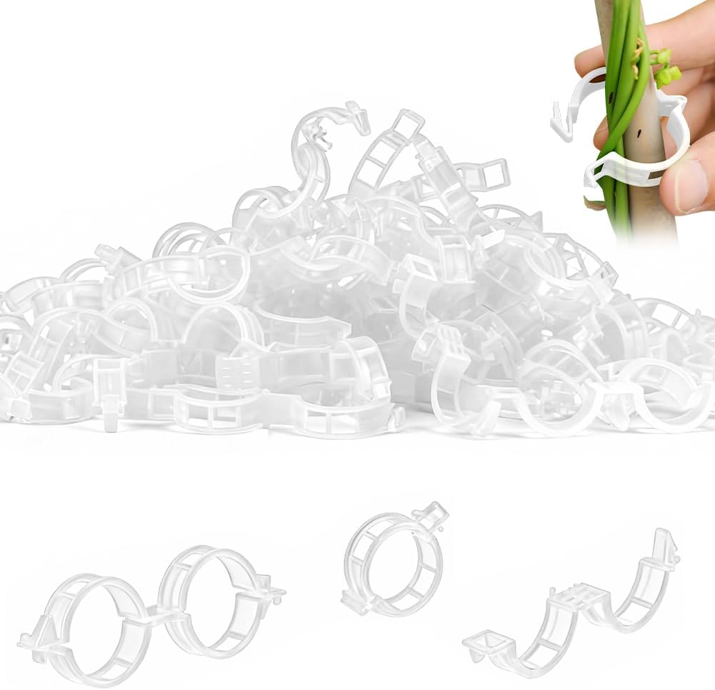 Gear Tie Reusable - 100 SZT. Klipsy do podtrzymywania roślin,