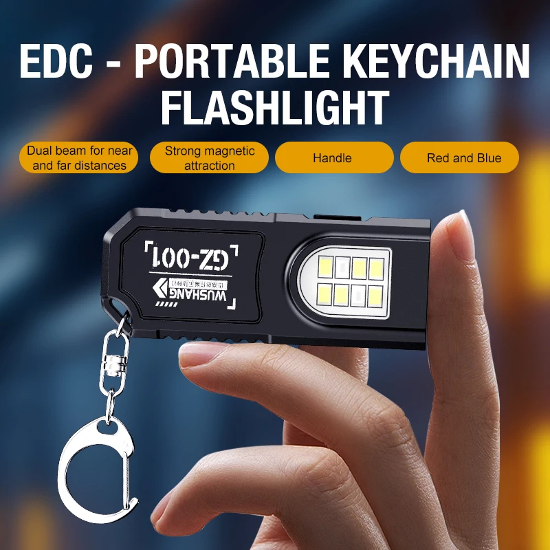 Keychain Flashlight - Przenośny brelok do zawieszenia na pasku,