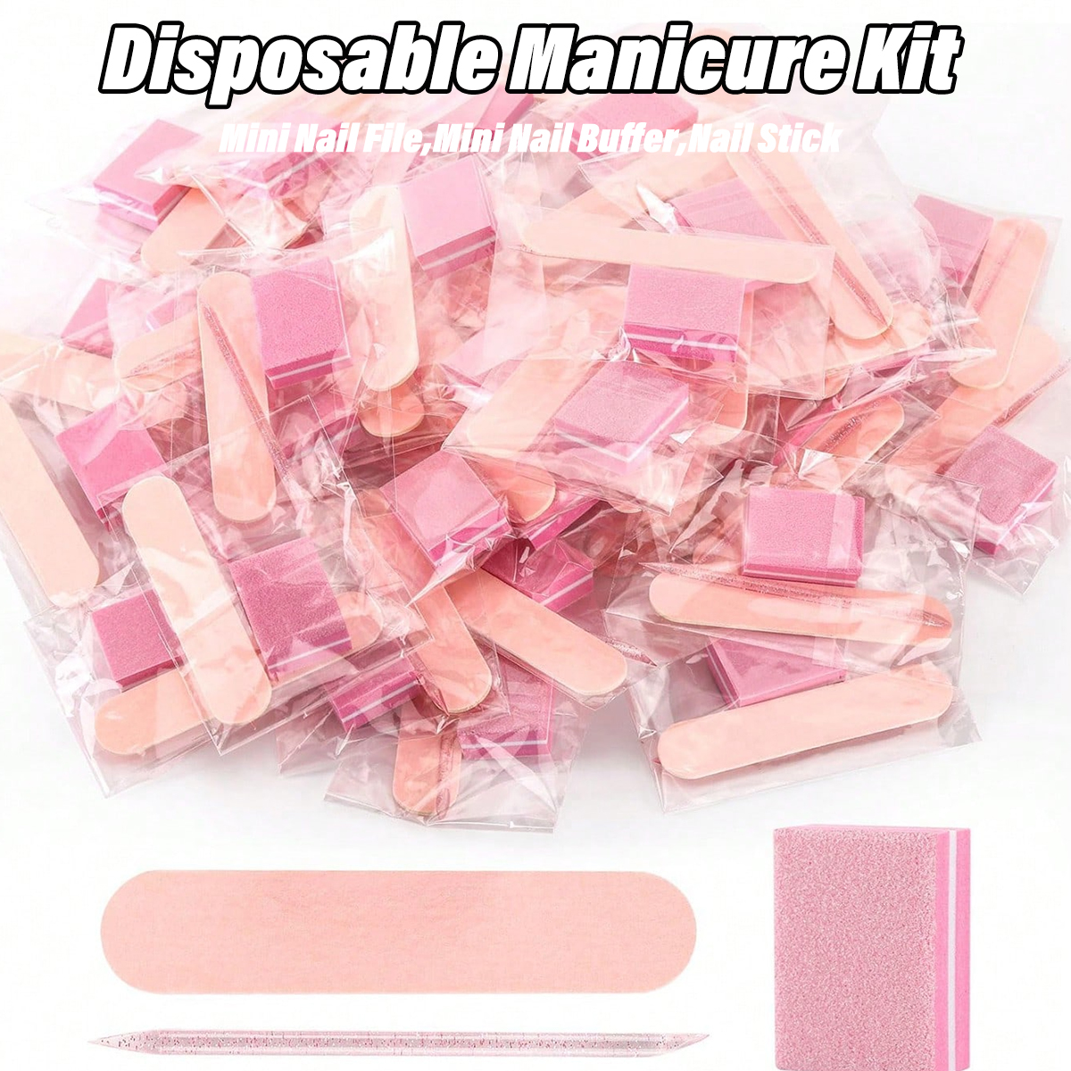 Nail File Titanium - Zestawy do manicure, pakowane pojedynczo 3