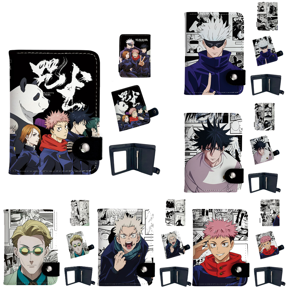 Money Clip Magnetic - Portfel Anime Jujutsu Kaisen ze skóry