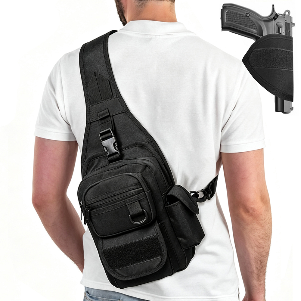 Edc Concealed Carry Sling Bag - Taktyczna torba do przechowywania broni, torba