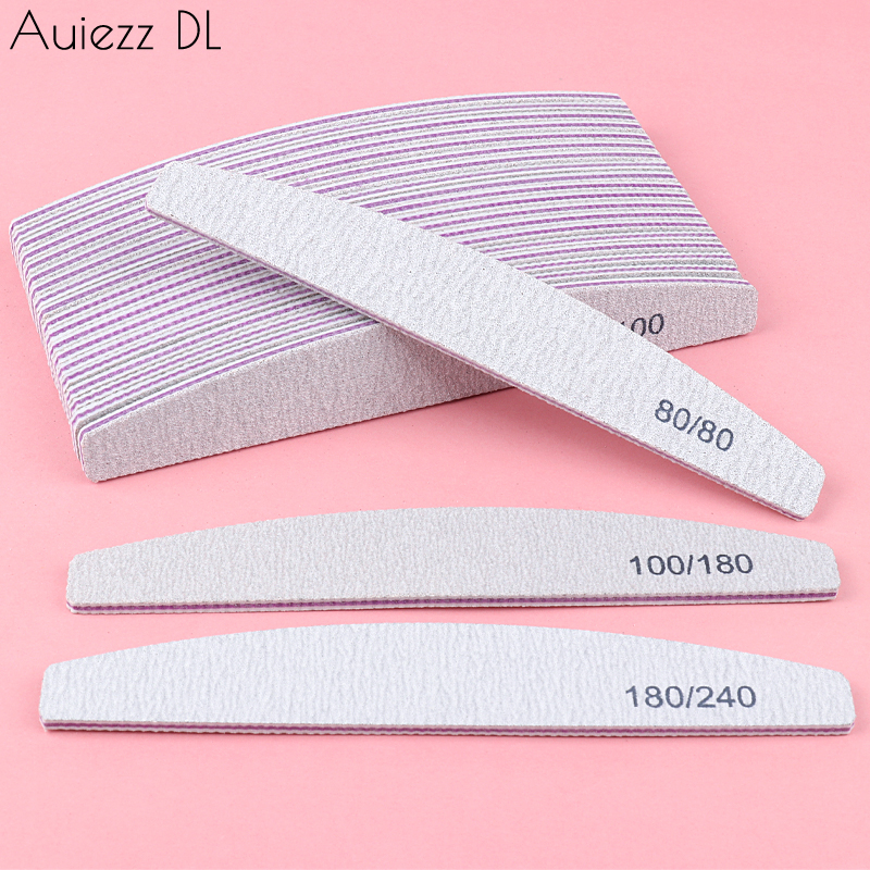 Nail File Titanium - 10 sztuk dwustronne pilniki do paznokci