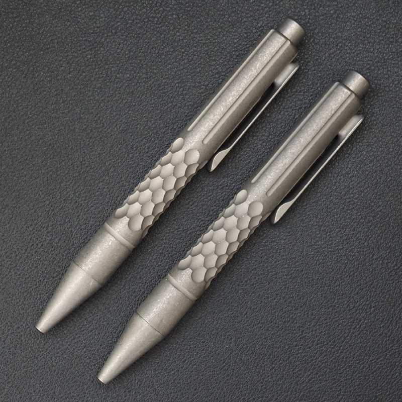 Edc Carry Essentials - Długopis ze stopu tytanu z przełącznikiem