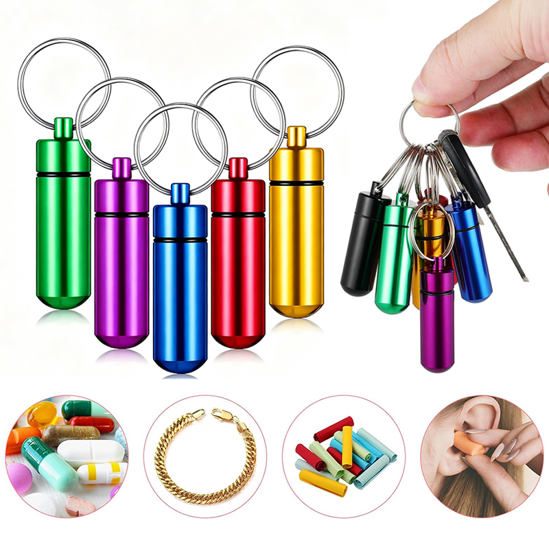 1/5 SZT. Aluminiowa Mini Pudeł – Edc Pill Carry recenzja i cena