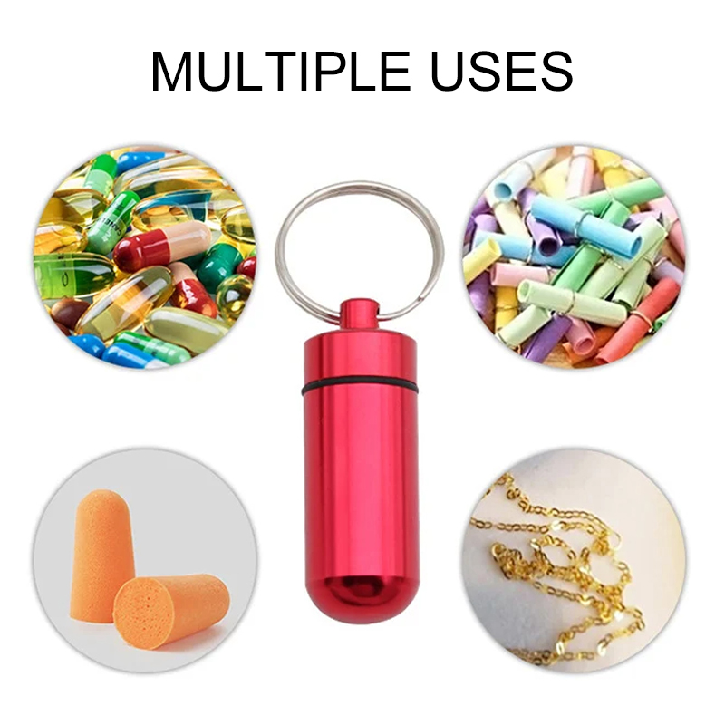 1/5 SZT. Aluminiowa Mini Pudeł – Edc Pill Carry recenzja i cena