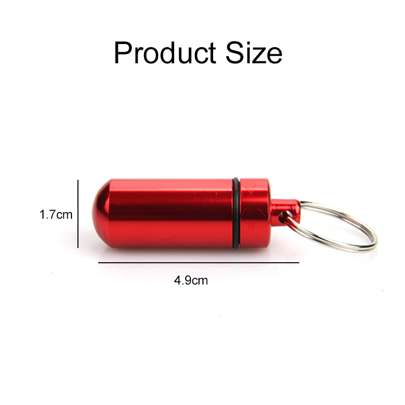 1/5 SZT. Aluminiowa Mini Pudeł – Edc Pill Carry recenzja i cena
