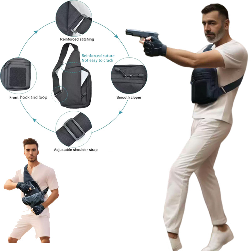 Taktyczna torba na pistolet, k – Edc Concealed Carry Sling Bag recenzja i cena