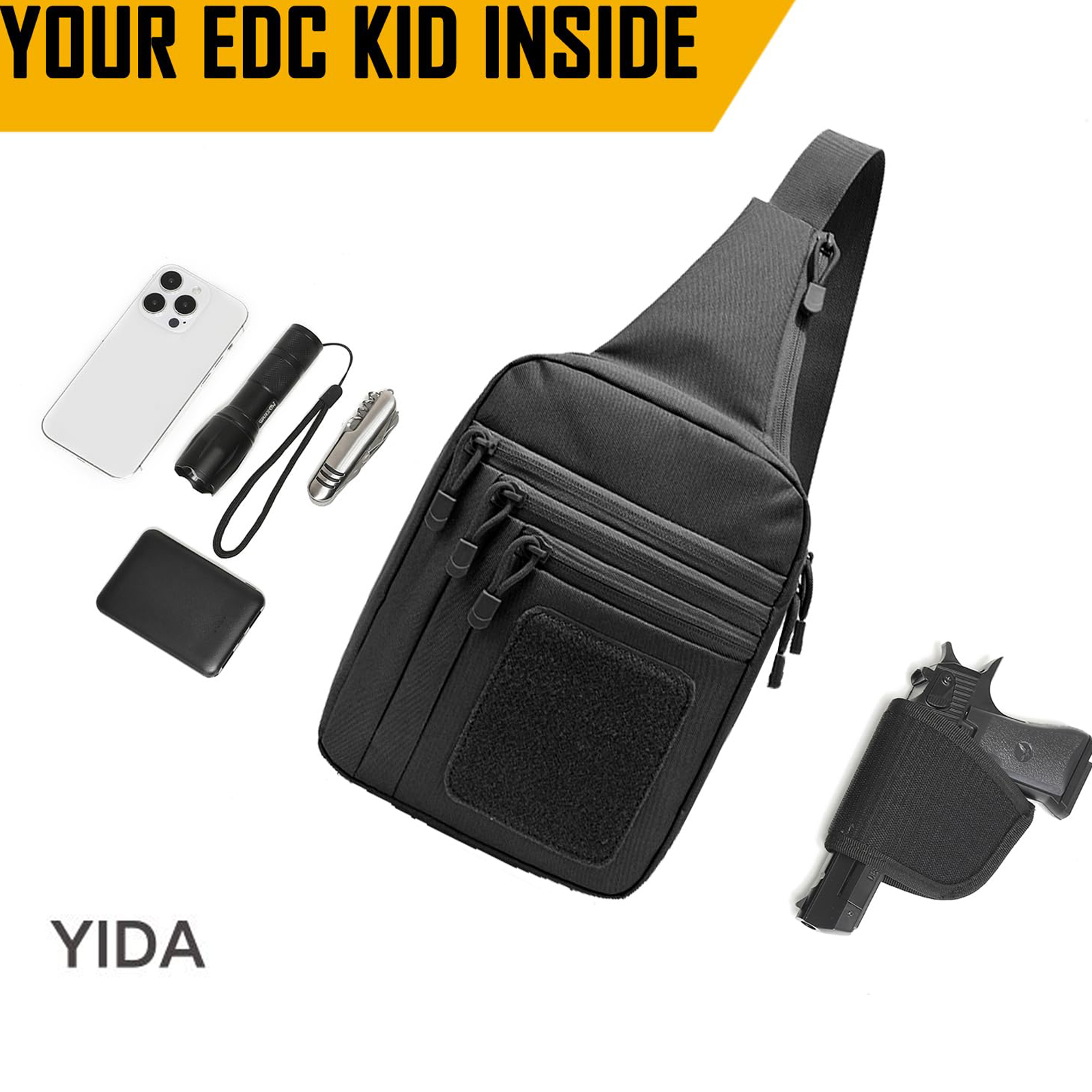 Torba na ramię do ukrytego nos – Edc Concealed Carry Sling Bag recenzja i cena