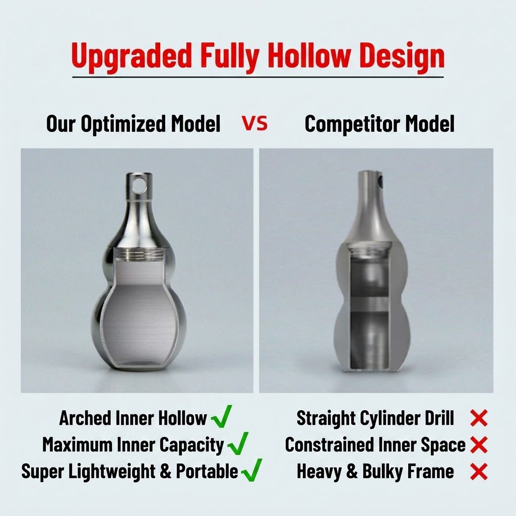 Tivosy Pure Titanium Lucky Gou – Pill Fob Capsule recenzja i cena