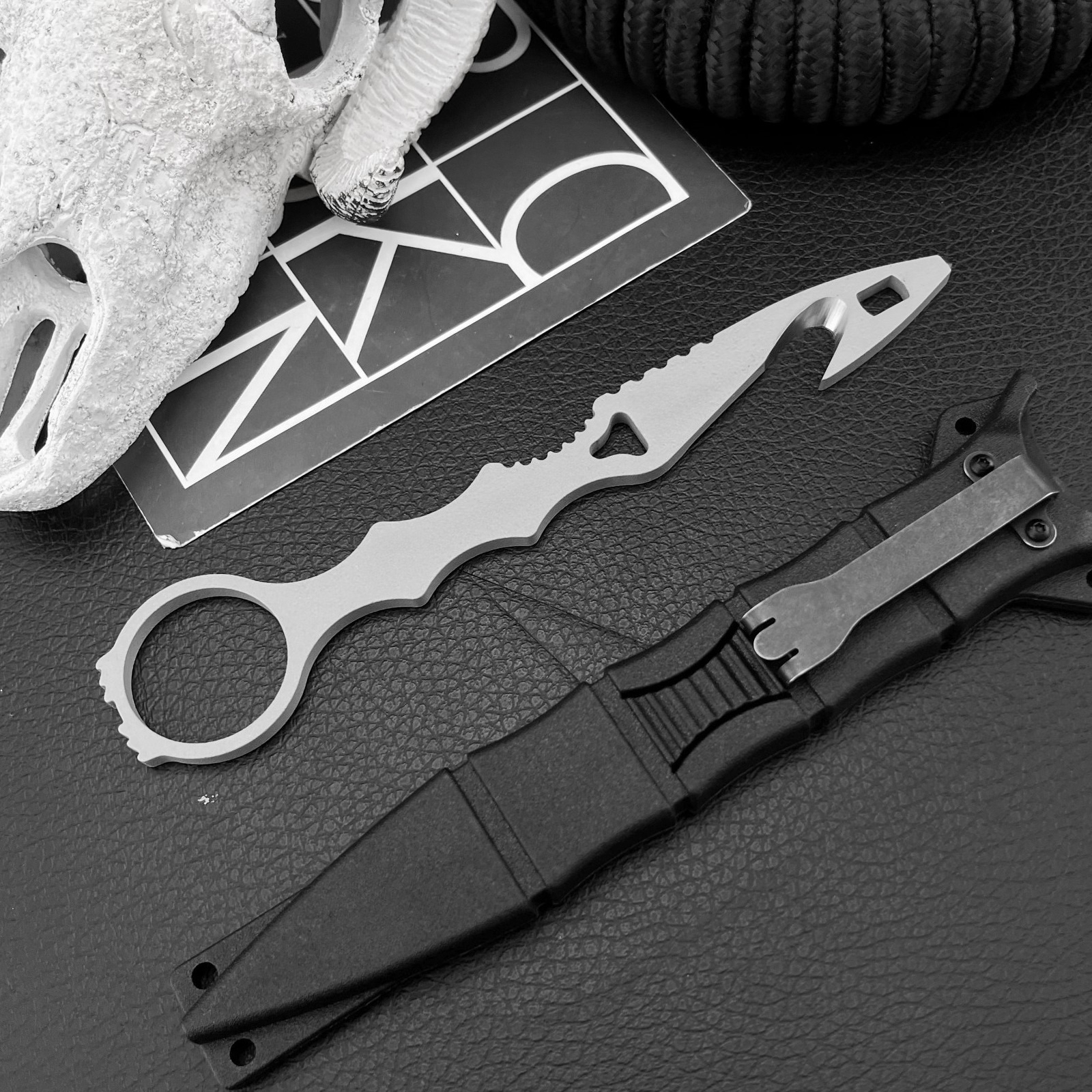 Nowy nóż ze stałym ostrzem o w – Edc Concealed Carry Knife recenzja i cena