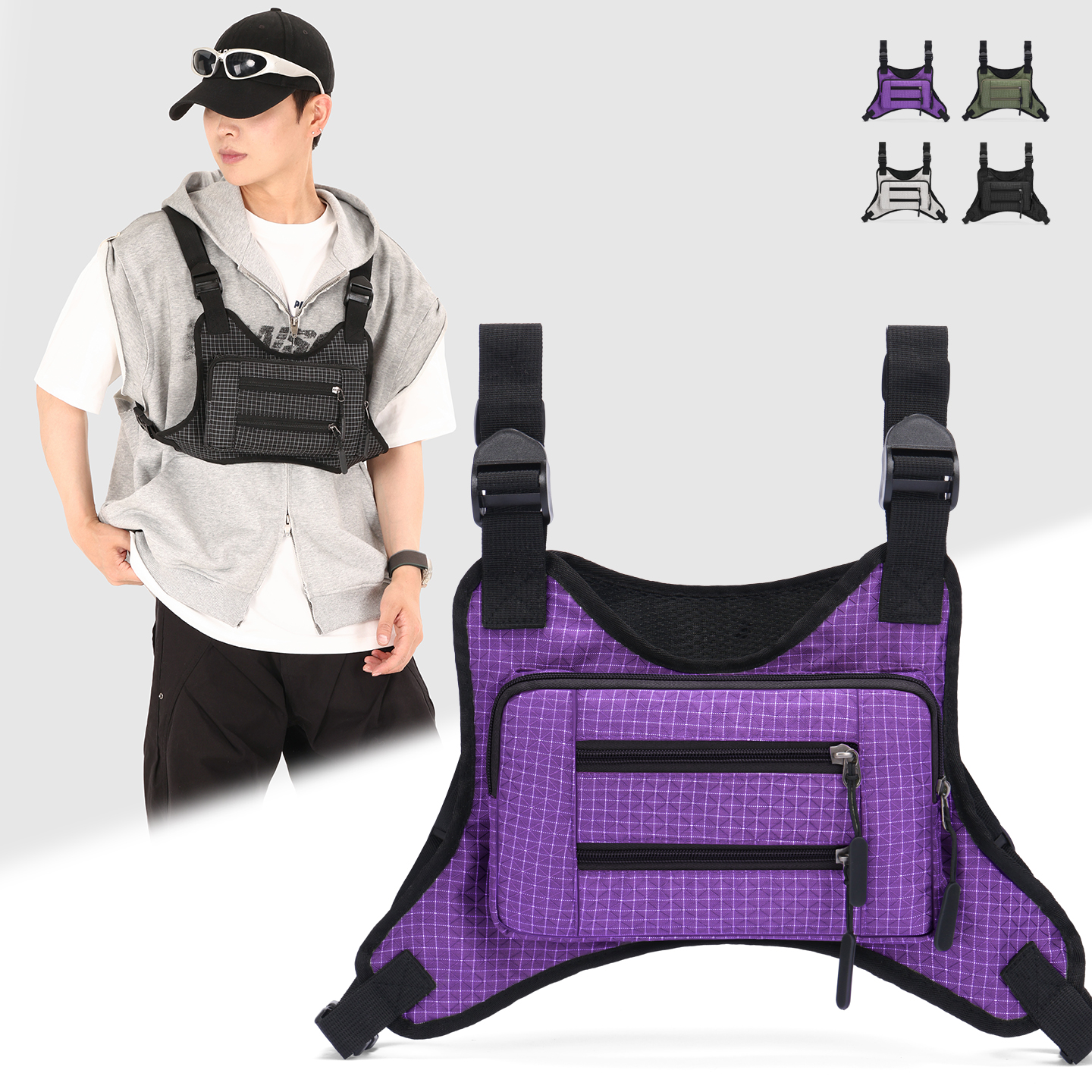 Taktyczna Torba na Klatkę Pier – Edc Carry Pocket Pouch recenzja i cena