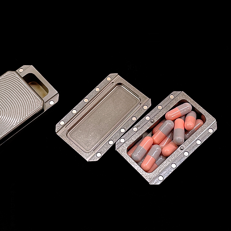 Nowe TC4 tytanowe pudełeczko n – Edc Pill Carry recenzja i cena