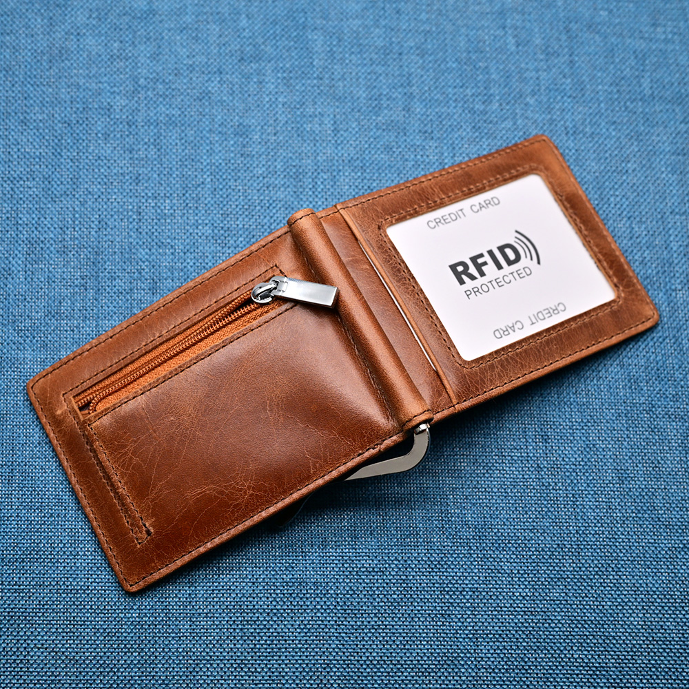 Portfel męski z prawdziwej skó – Money Clip Magnetic recenzja i cena