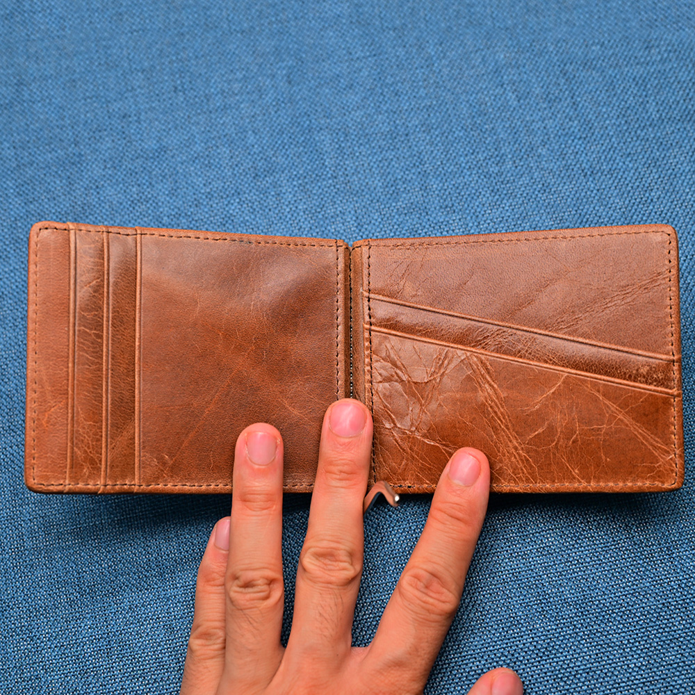 Portfel męski z prawdziwej skó – Money Clip Magnetic recenzja i cena