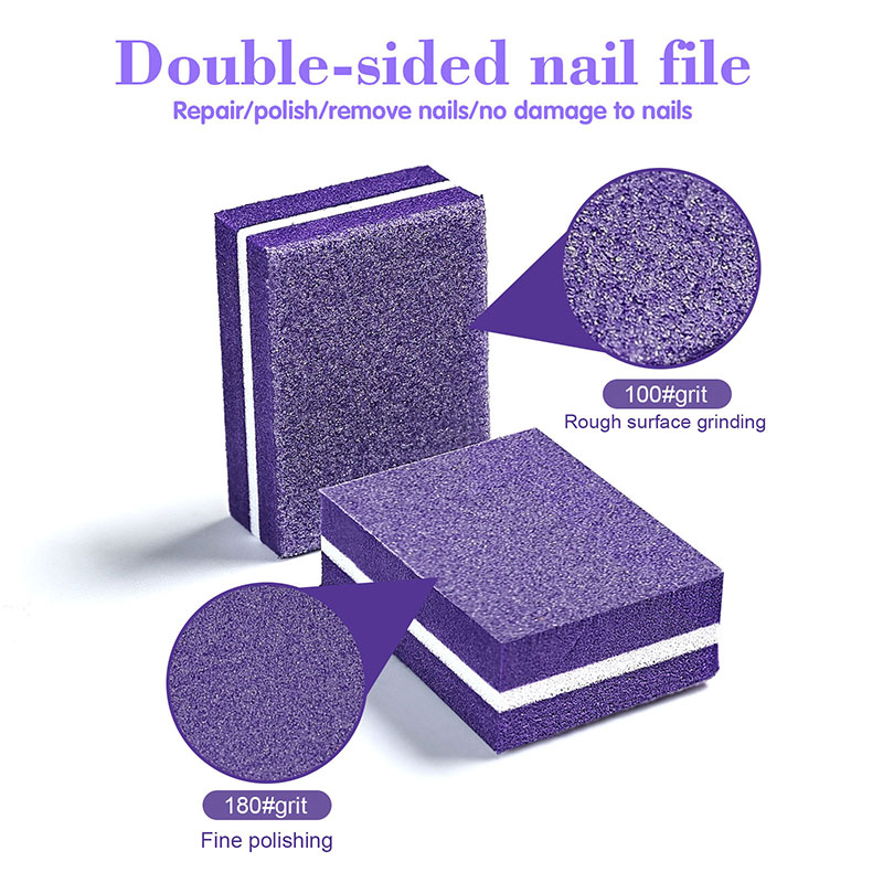 10/50 szt. Mini Gąbki Polerski – Nail File Titanium recenzja i cena