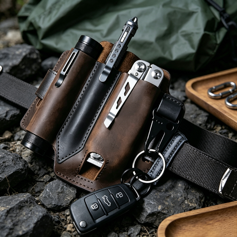 Skórzana kabura EDC z PU, orga – Edc Carry Pocket Pouch recenzja i cena