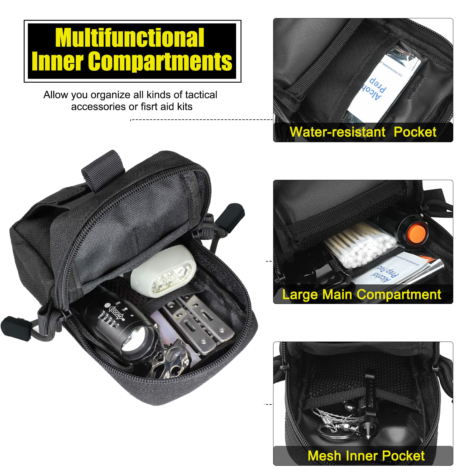 Taktyczna saszetka Molle sasze – Edc Carry Pocket recenzja i cena
