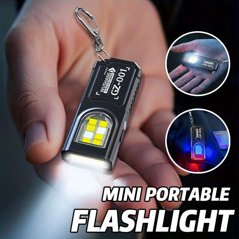Mocna Mini Latarka LED COB z B – Keychain Flashlight recenzja i cena