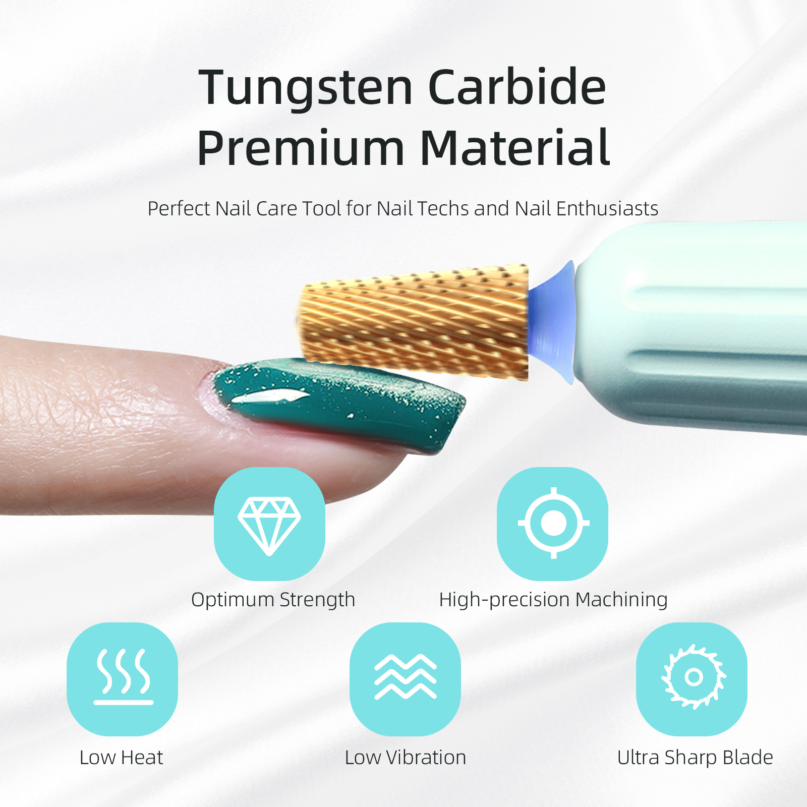 HYTOOS Tytanowe Frezy do Pazno – Nail File Titanium recenzja i cena