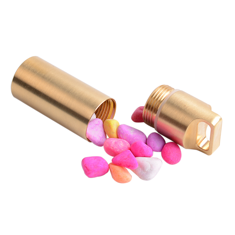 Mosiądz szczelne wodoszczelne  – Pill Fob Capsule recenzja i cena