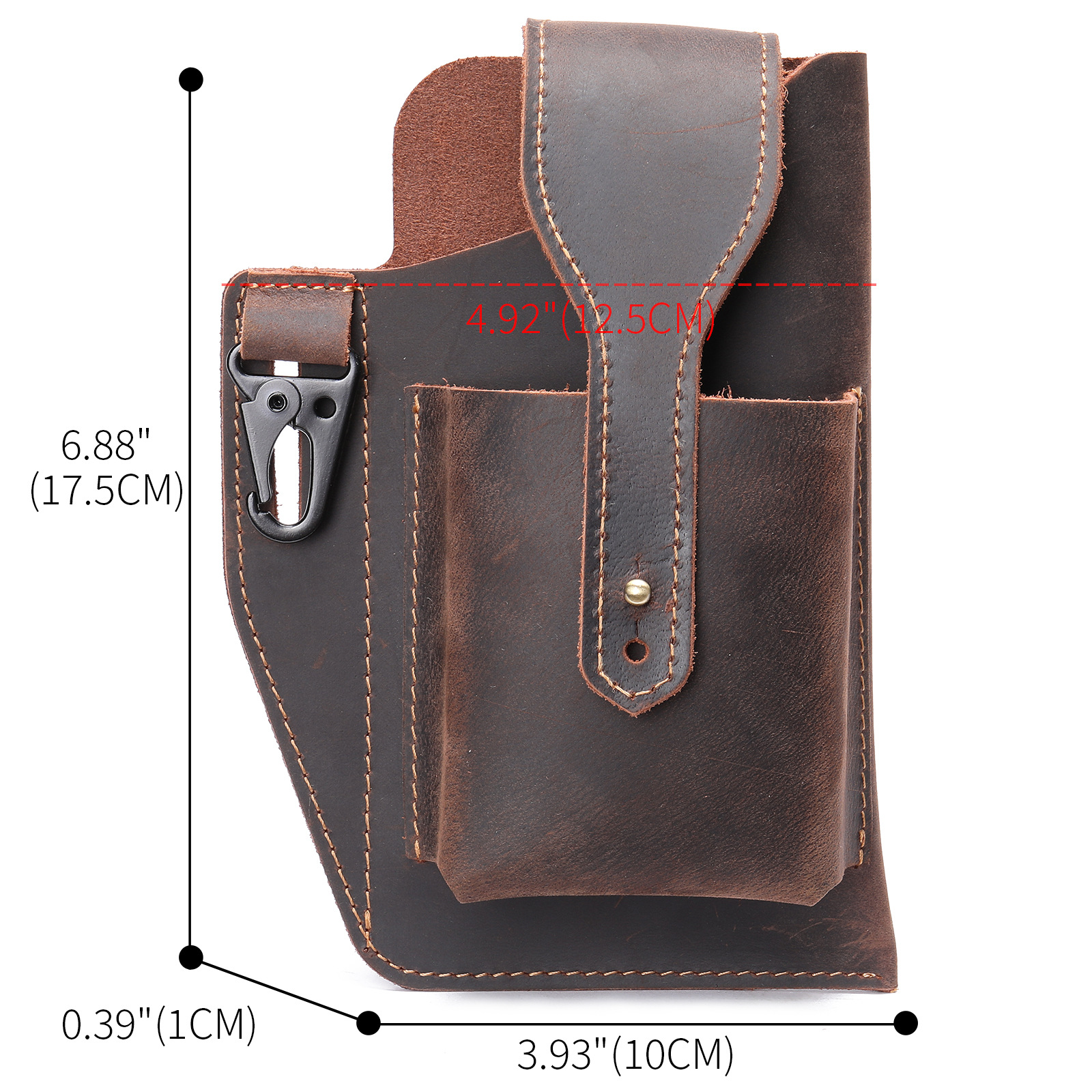 Kabura na telefon ze skóry Cra – Edc Carry Bag For Men recenzja i cena