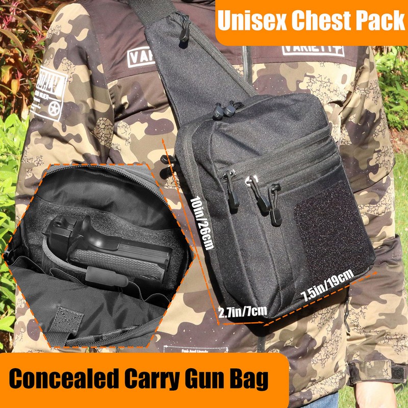 Nowa Taktyczna Torba na Klatkę – Edc Concealed Carry Holster recenzja i cena