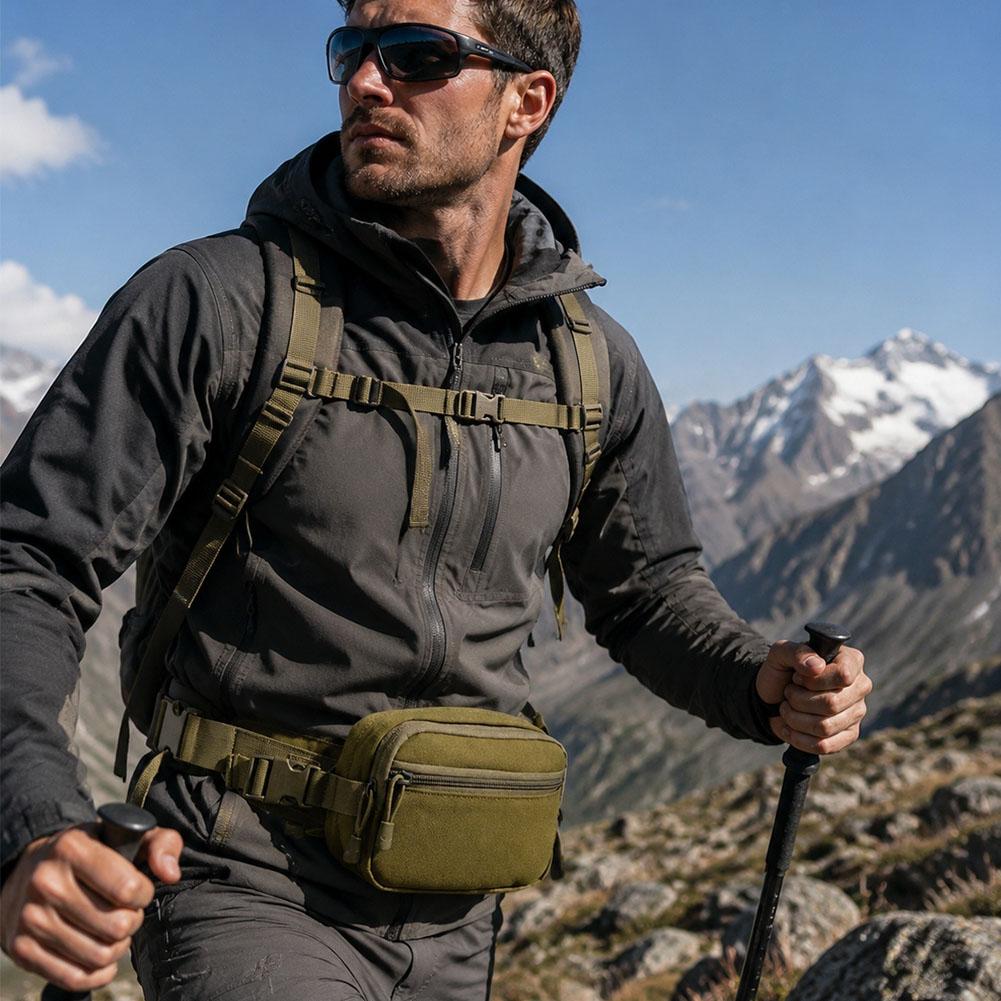 Taktyczna saszetka biodrowa do – Edc Carry Fanny Pack recenzja i cena