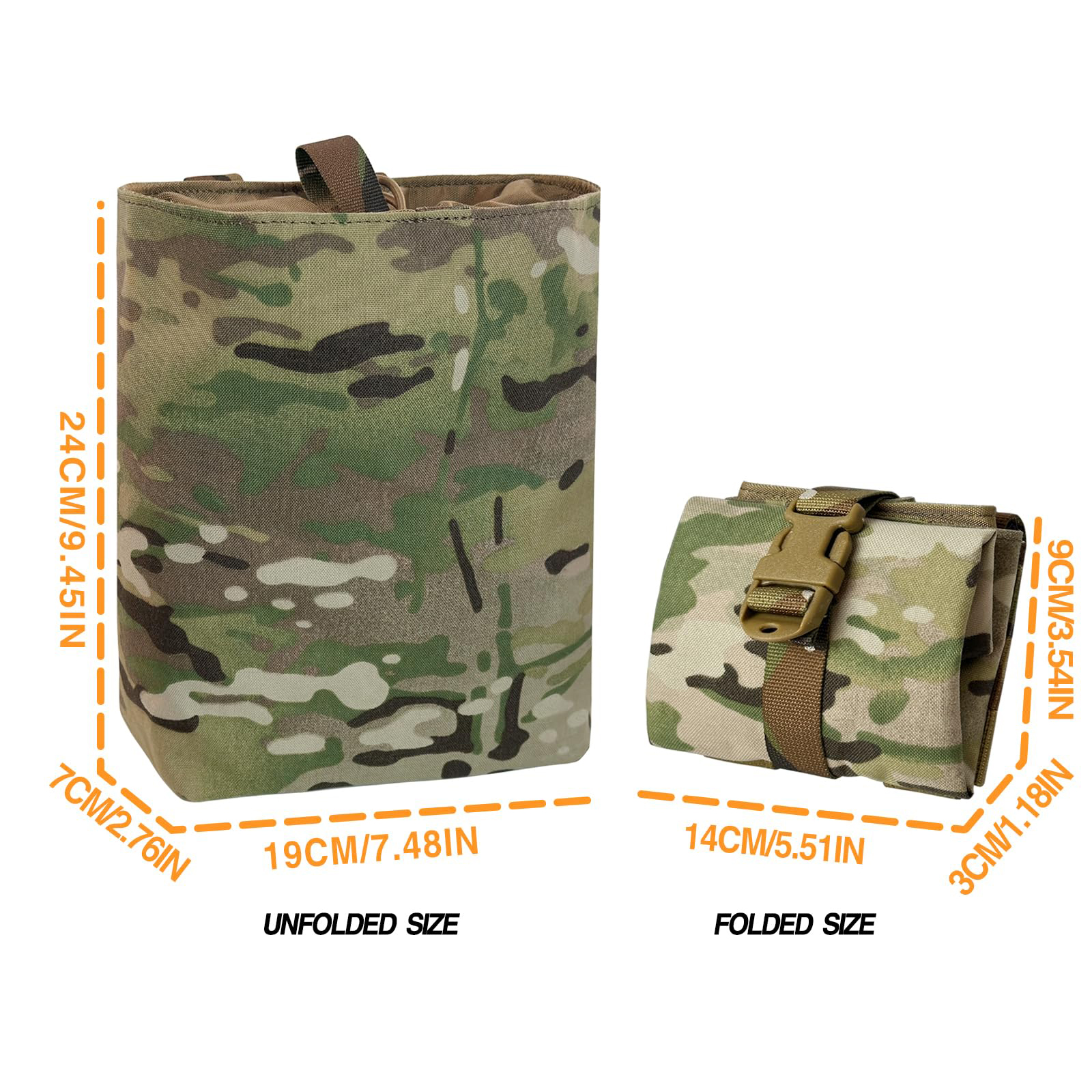Nowa składana ładownica Molle  – Edc Carry Pocket recenzja i cena