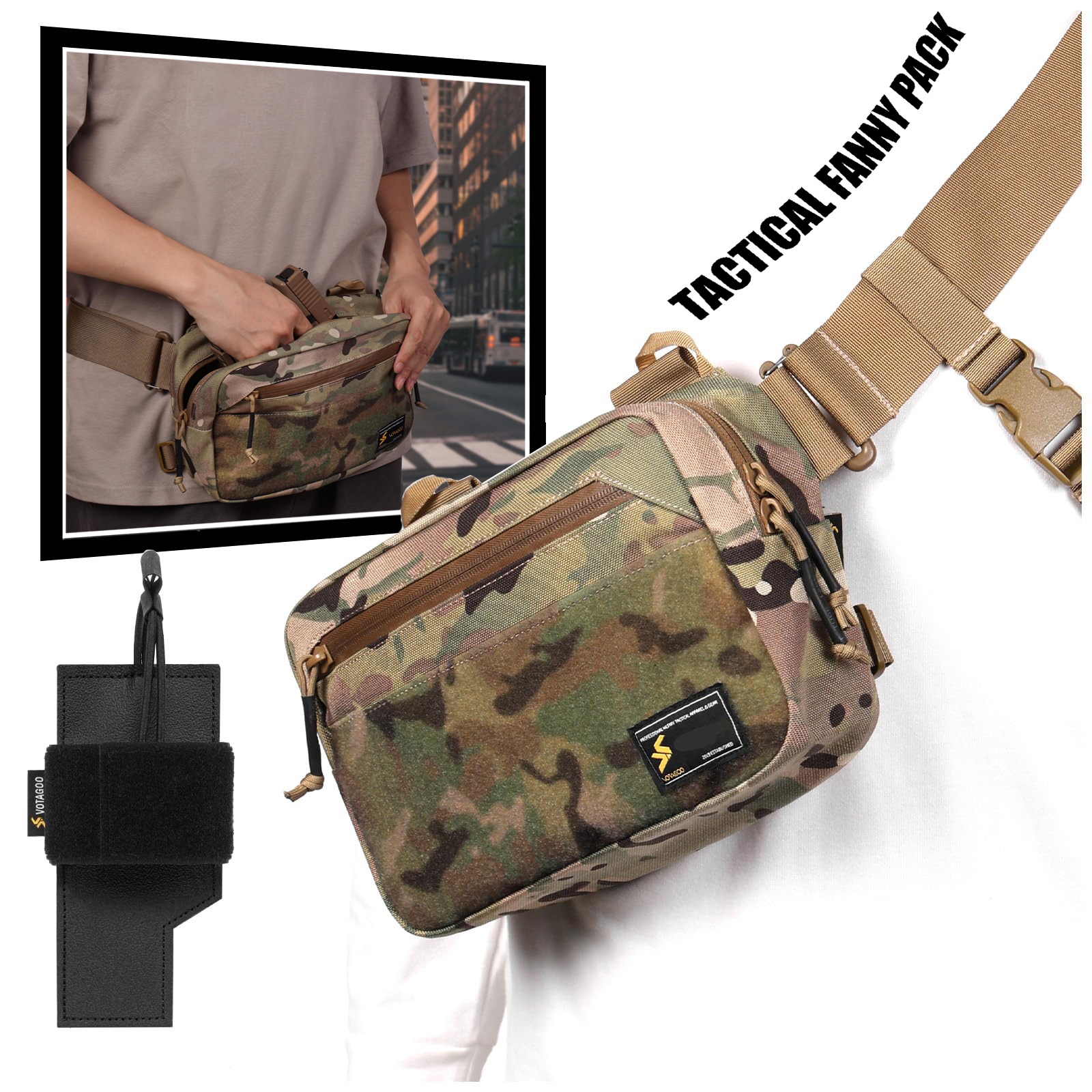 Taktyczna saszetka biodrowa, u – Edc Concealed Carry Sling Bag recenzja i cena