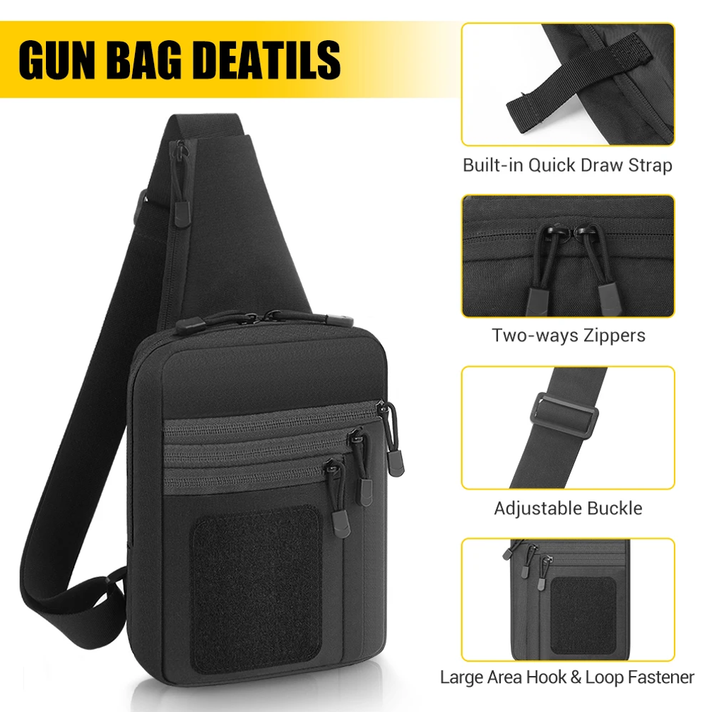 Taktyczna torba na pistolet, k – Edc Concealed Carry Holster recenzja i cena