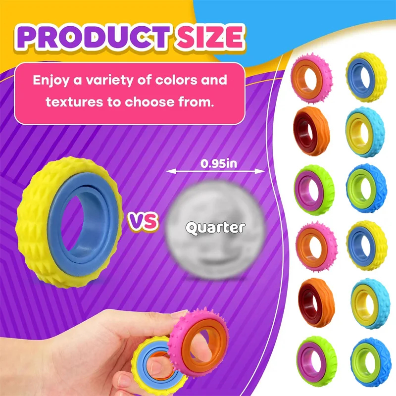 6 szt. Sensoryczne zabawki pie – Fidget Spinner Bearing recenzja i cena