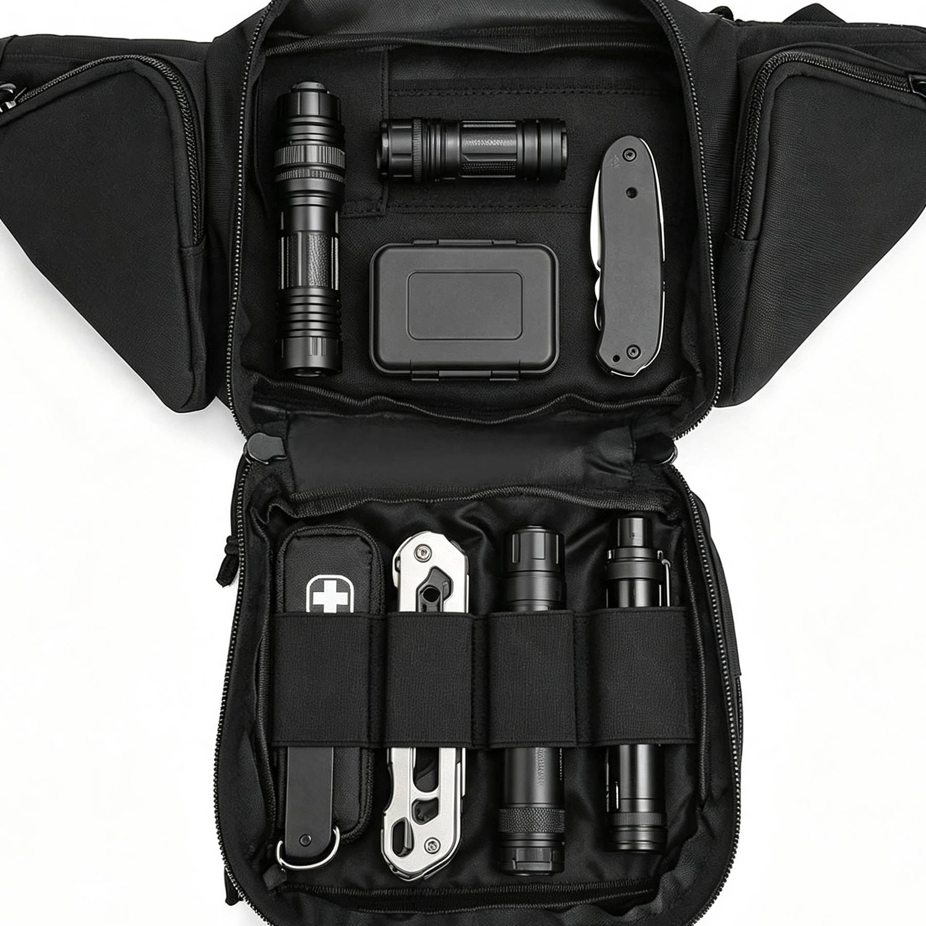 Taktyczna saszetka biodrowa do – Edc Carry Fanny Pack recenzja i cena