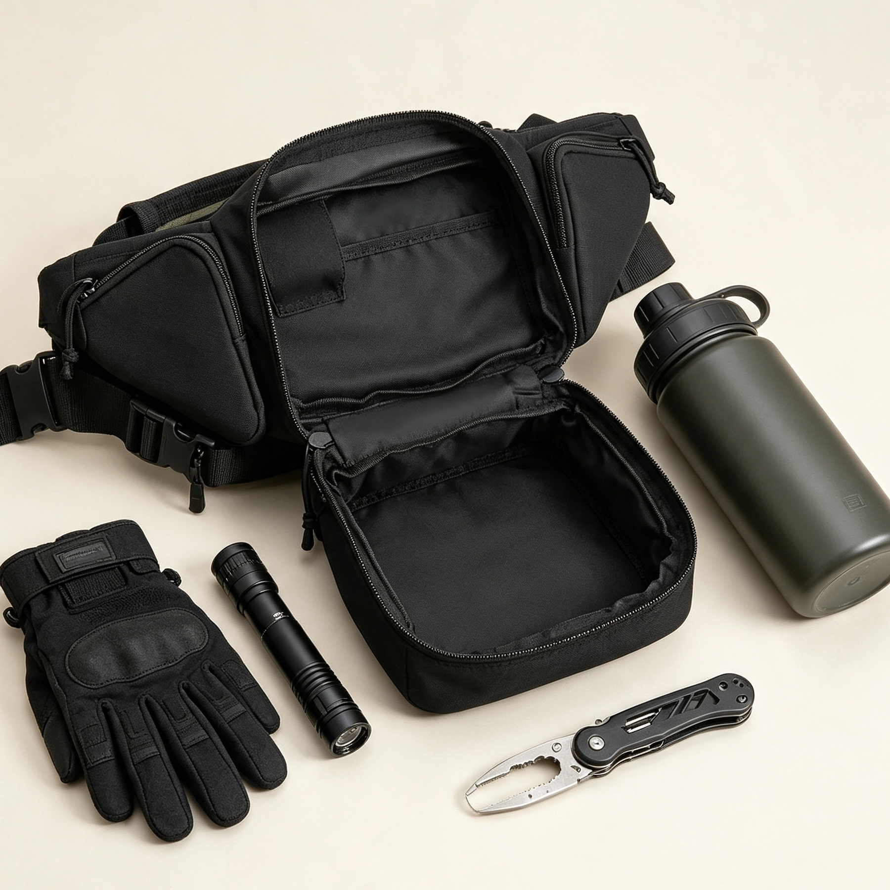 Taktyczna saszetka biodrowa do – Edc Carry Fanny Pack recenzja i cena