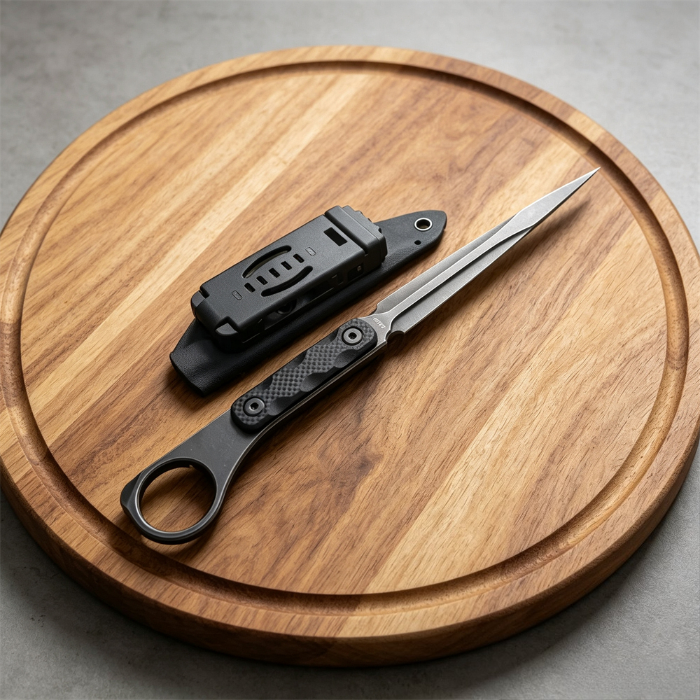 Lekki nóż EDC z ostrzem stałym – Edc Concealed Carry Knife recenzja i cena