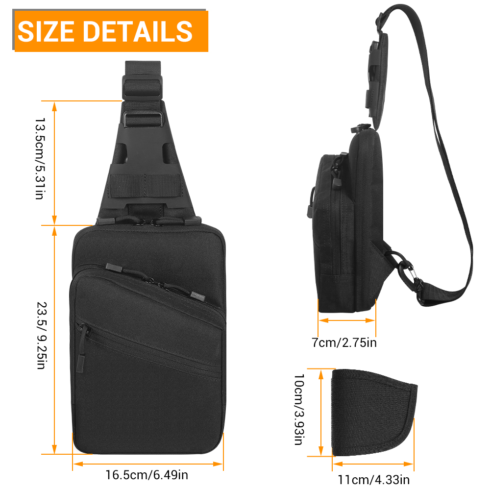 Taktyczna torba na pistolet do – Edc Concealed Carry Sling Bag recenzja i cena